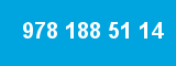 978 188 51 14